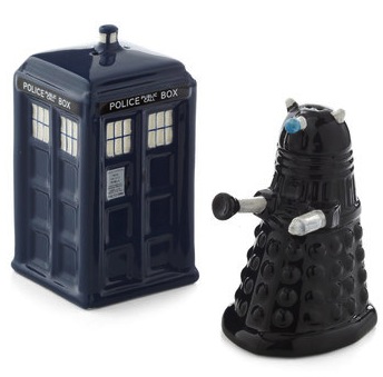 Doctor Who Salt & Pepper Shaker Set