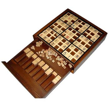 Deluxe Wooden Sudoku Board Game