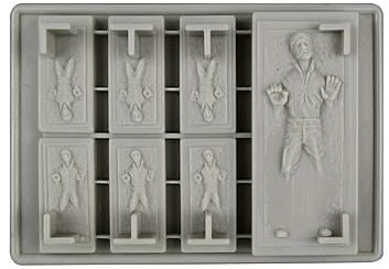 Carbonite Han Solo Ice Cube Tray