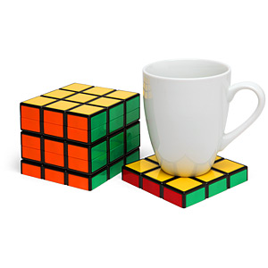 Rubik's Cube Coasters