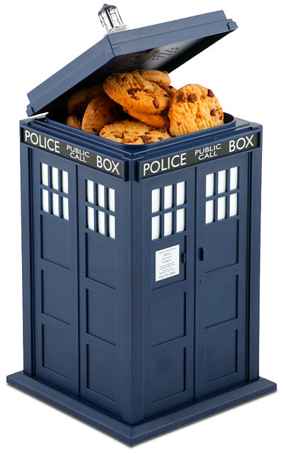 Doctor Who Tardis Talking Cookie Jar