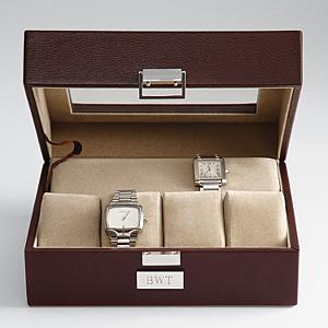 Menâ€™s Leather Watch Case