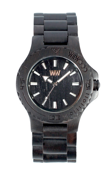 WeWOOD Date Black Wooden Watch