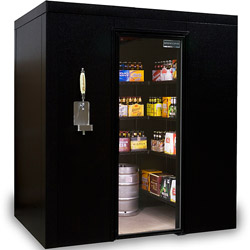 Brew Cave Walk-In Beer Cooler & Kegerator