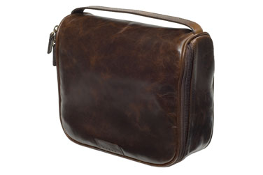 TClassic Leather Dopp Kit