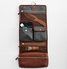 Leather Toiletry Travel Case